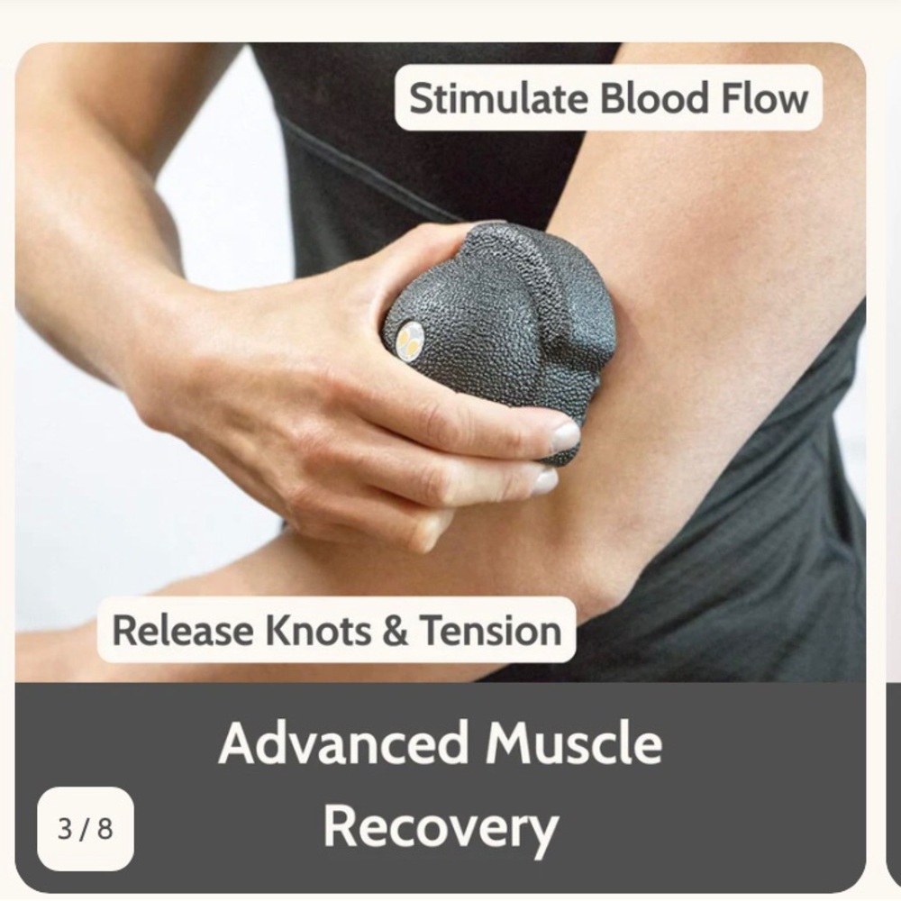 ROLLGA 3-in-1 Activator Deep Tissue Massage Ball (Black) - Picture 6 of 8